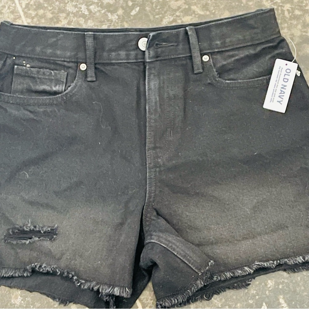 New Old Navy Black Jean Shorts